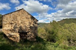 Ancienne maison de vigne avec vue dominante